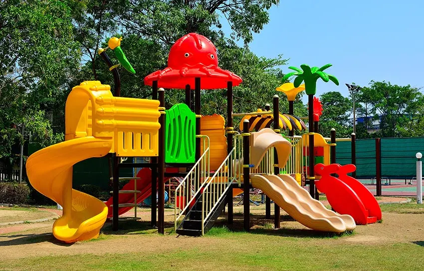 Children's play park at Royal Heritage, Vasind